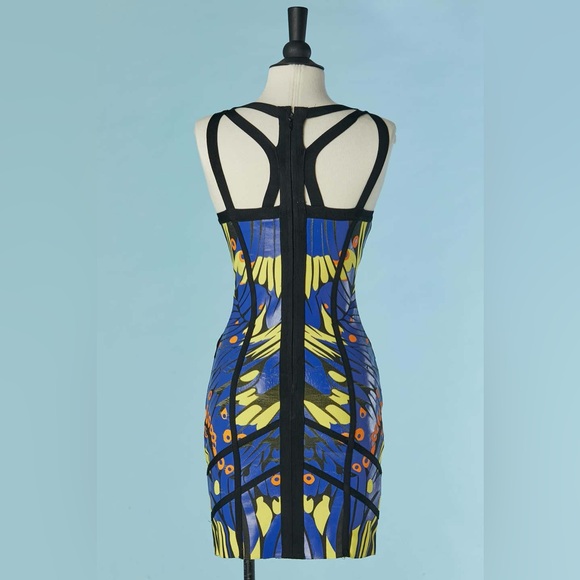 Akira Chicago Neon bandage bodycon dress - Picture 3 of 10